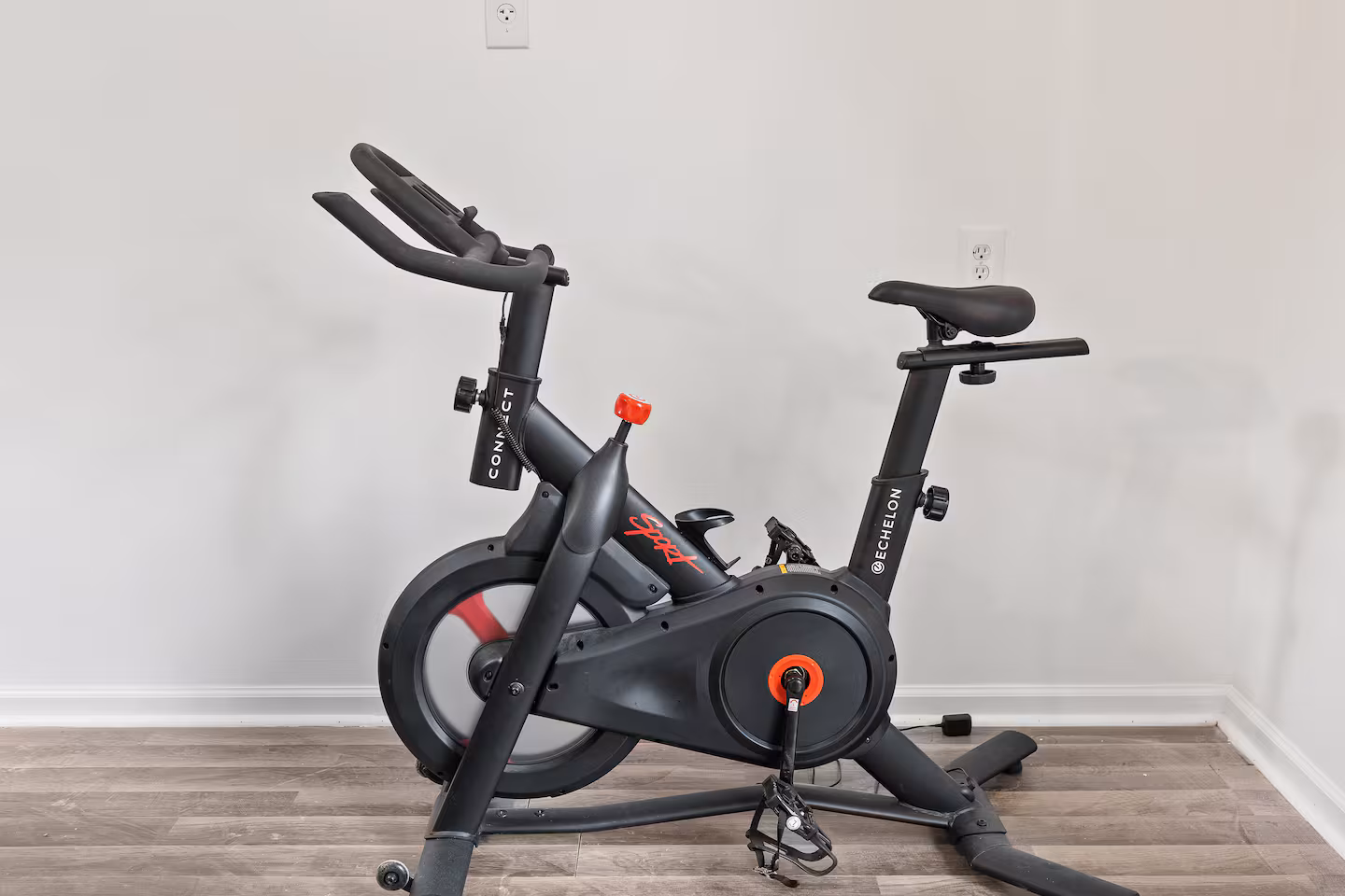 Spin studio with spinning bikes at the Forest Hill Residence short-term rental