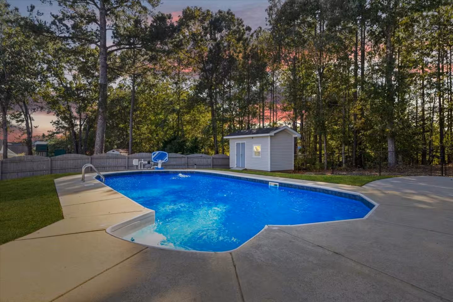 Pool at the Great Oak, a Bello Homes managed short-term rental in Garner, NC