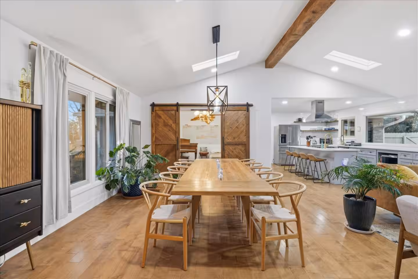 Hampton Cary short-term rental dining room styled for guests