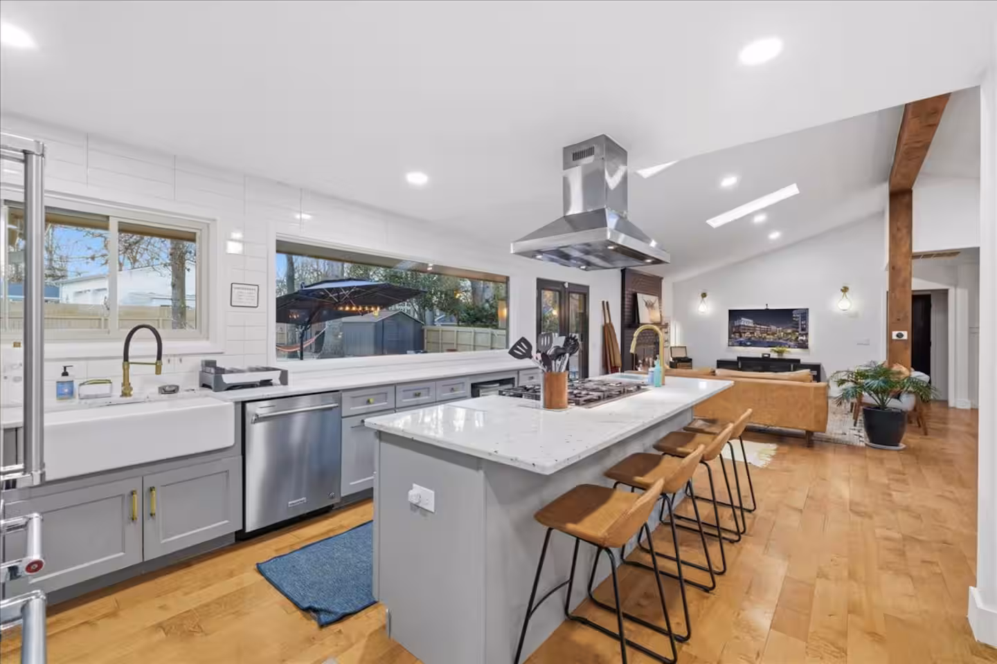 Editorial kitchen at Hampton on Cary, a Bello Homes Airbnb in Cary, NC