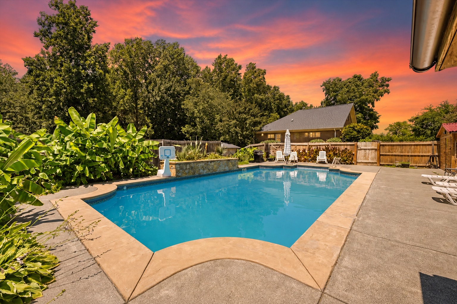 Louisburg Stay vacation rental pool in North Carolina