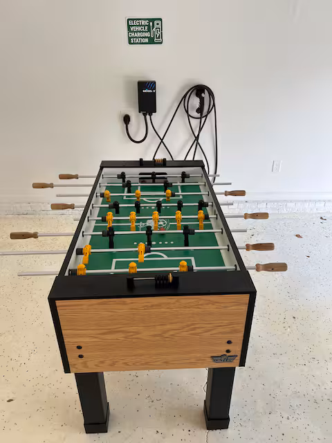 Backyard mini-soccer pitch at Riverport, a Bello Homes short-term rental